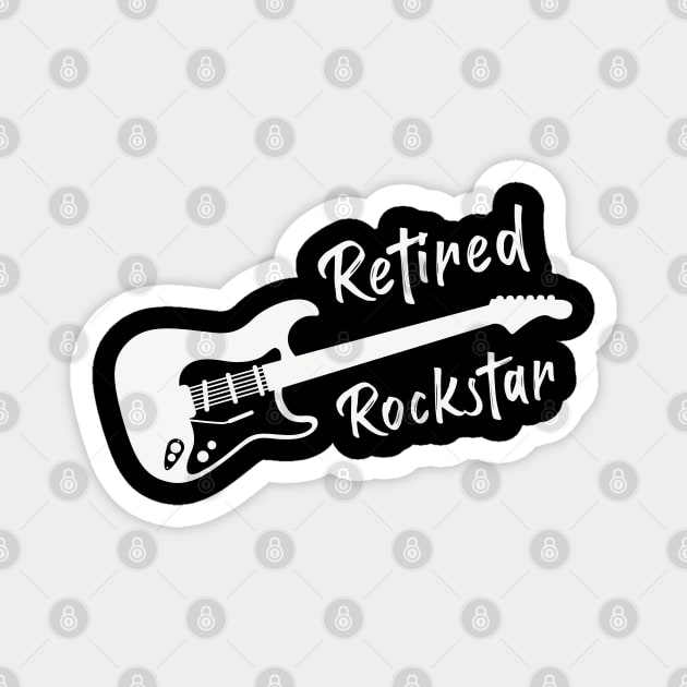 Retired Rockstar Magnet by enrynz