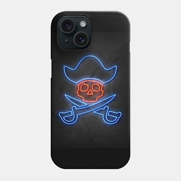 Pirate Skull Phone Case by Durro