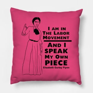 Elizabeth Gurley Flynn Pillow