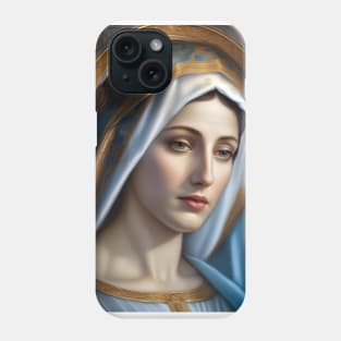 Renaissance image of the Blessed Virgin Mary Phone Case