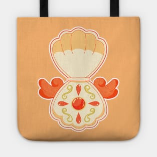 Orange Shell Tote