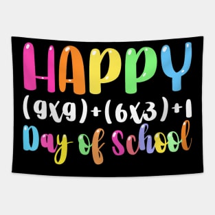 Math Formula 100 Days Of School Teacher Boy Girl Tapestry