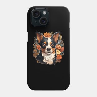 Rat Terrier Dog Flower Phone Case