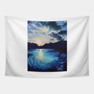 'Sunset On Chetola' Tapestry