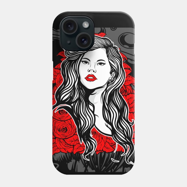 Wild Roses Phone Case by black8elise