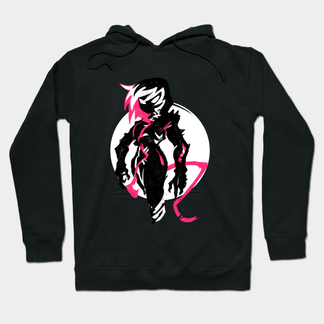 red sports hoodie
