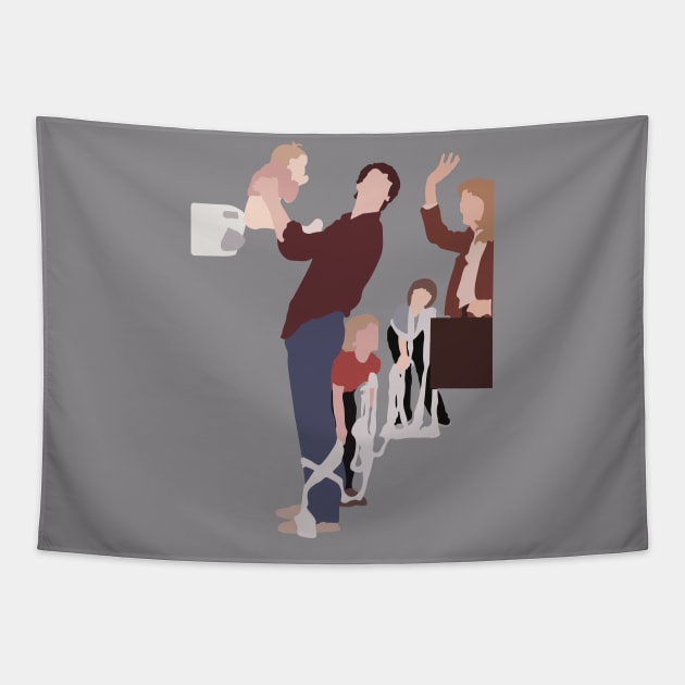 Mr Mom Tapestry by FutureSpaceDesigns