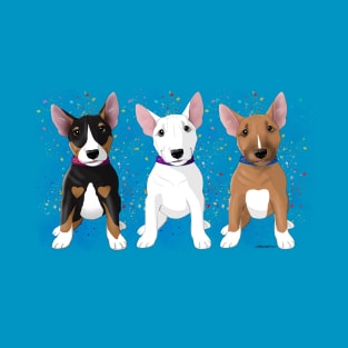 Bull Terrier Pup trio T-Shirt