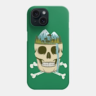 Skull Waterfall Phone Case