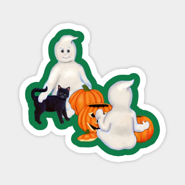 Halloween Friends Magnet by SpiceTree