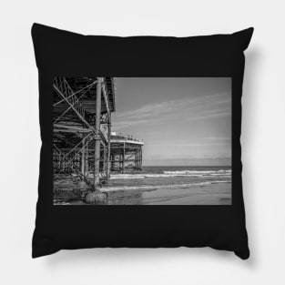 Victorian pier on the North Norfolk Coast Pillow