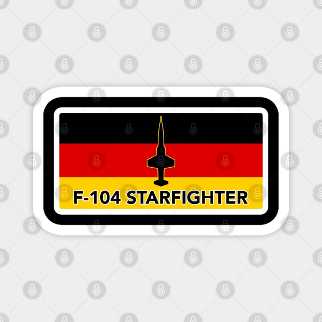 German F-104 Starfighter Patch Magnet by TCP