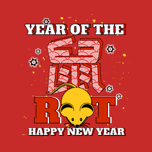 2020 Year of The Rat Happy Chinese Lunar New Year T-Shirt