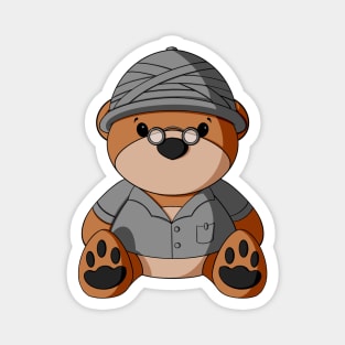 Safari Teddy Bear Magnet