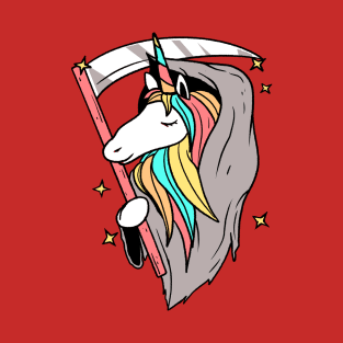 Unicorn Grim Reaper T-Shirt