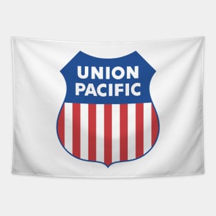 Union Pacific Railroad Proud Logo Tapestry