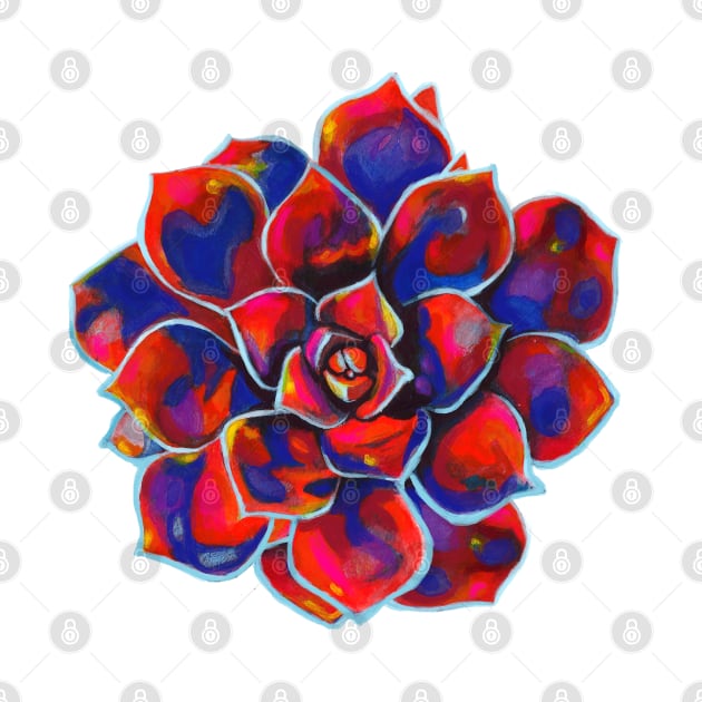 Red Succulent by artbysavi