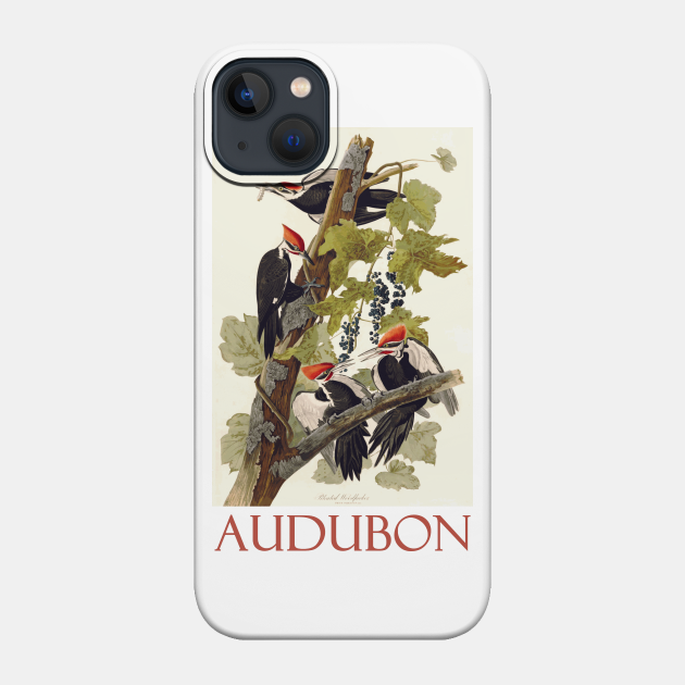 Pileated Woodpecker by John James Audubon - Birds - Phone Case