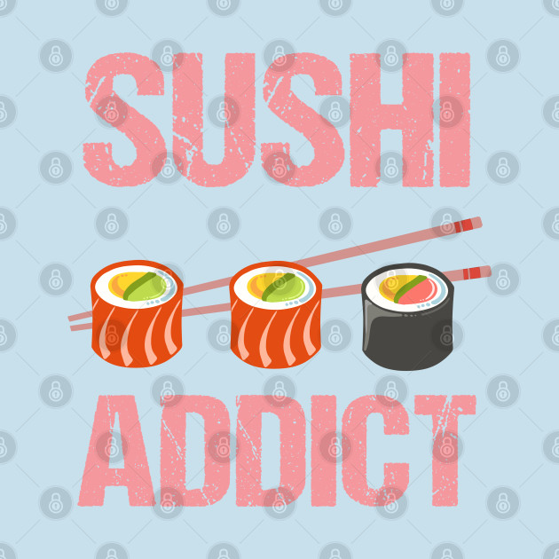 Disover Womens Sushi Gift Product Japanese Sashimi Anime Sushi Print - Japan - T-Shirt