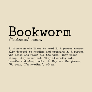 Bookworm Definition Print T-Shirt