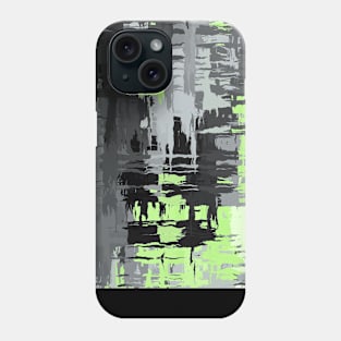 Agender Pride Rough Crisscross Paint Phone Case