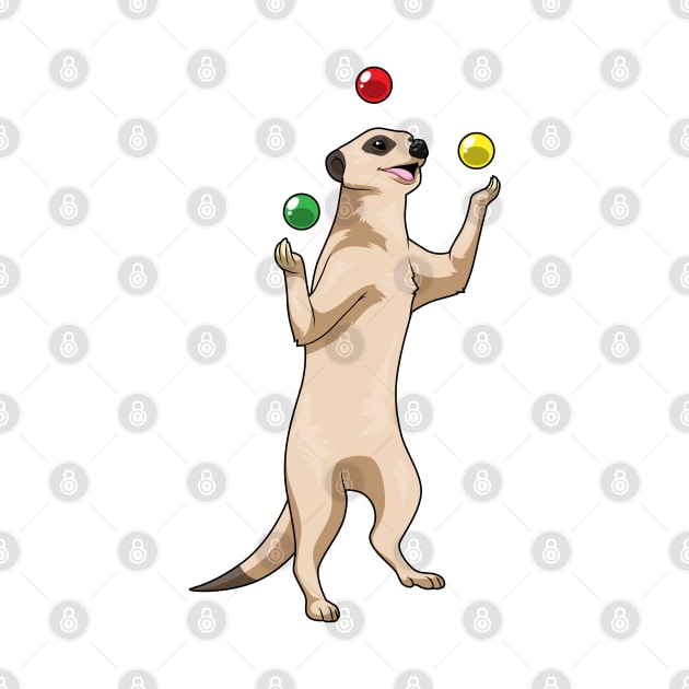 Meerkat Juggler Juggle by Markus Schnabel