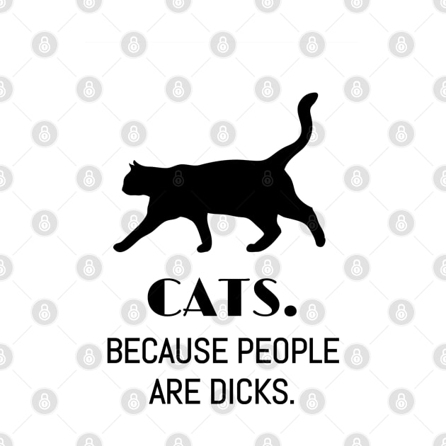 Cats because people are dicks by reesea