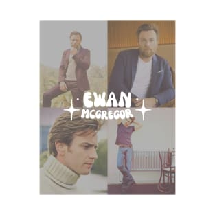 groovy aesthetic ewan mcgregor (perfect for your average obi wan kenobi stan) • star wars cast collection T-Shirt