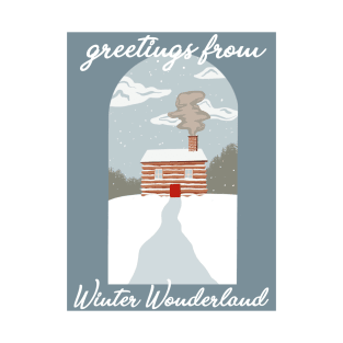 Winter Wonderland Art Deco T-Shirt