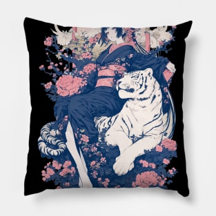 Geisha tiger shogun’s Geisha 87011 Pillow