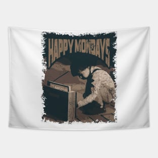 Happy Mondays Vintage Radio Tapestry