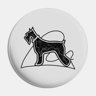 Schnauzer Dog Pin