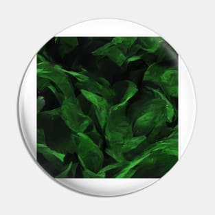 Green Texture Waves Pin
