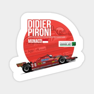 Didier Pironi - 1981 Monaco Magnet