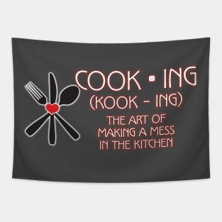 Cook-ing: The Art of Making A Mess Tapestry