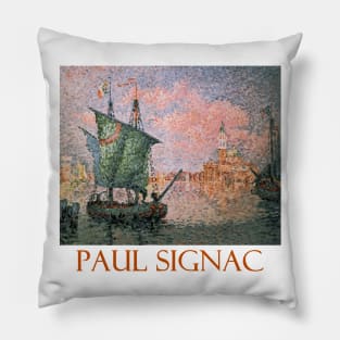 Venice - The Pink Cloud by Paul Signac Pillow
