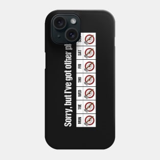 Axe Throwing - I've got other Plans Phone Case