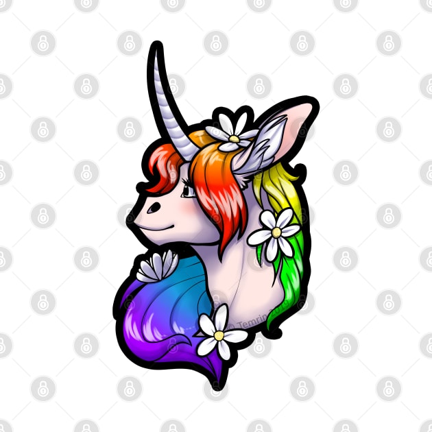 Pride Rainbow Unicorn by Temrin