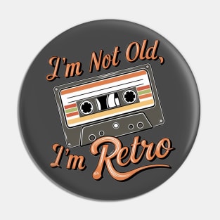 classic Retro cassette Pin