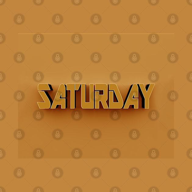 3D Text - Saturday by Russell102