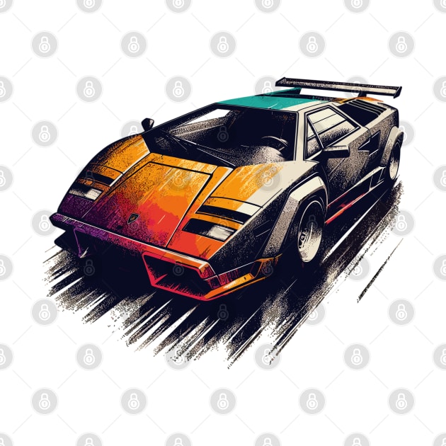 Lamborghini Countach by Vehicles-Art