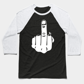 Middle Finger Baseball T Shirts Teepublic