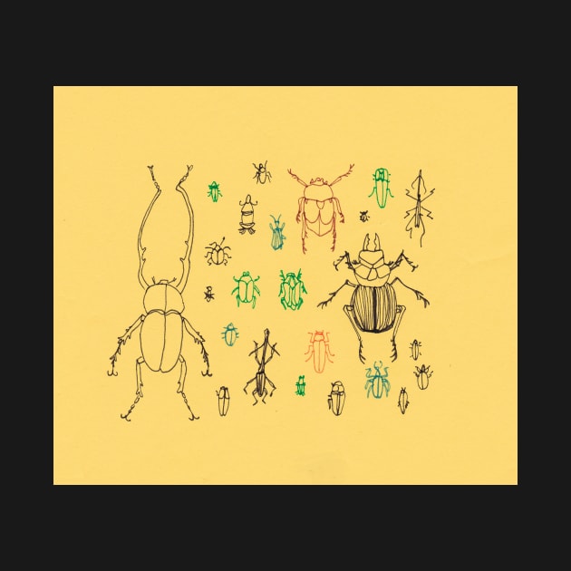 Itty Bitty Beetles by sadnettles