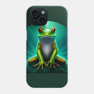 Froggy Animal Spirit (21) - Trippy Psychedelic Frog Phone Case