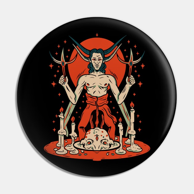 Infernal Symphony: Step into the Serpent's Spell with Our Wicked Ensemble Pin by Lucifer