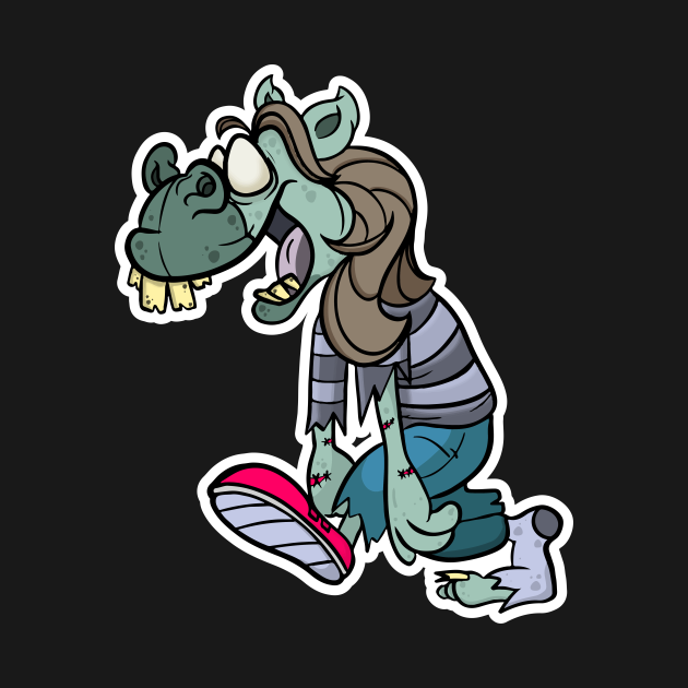 Halloween Zombie Horse Zombie Horse Hoodie TeePublic