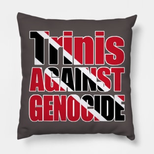 Trinis Against Genocide - Flag Colors - Double-sided Pillow