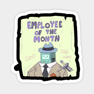 Adventure Time - BMO Employee of the Month Magnet