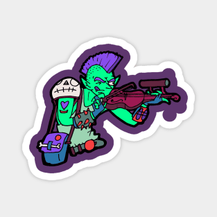 Fiddle Sniper (Half-Orc) Magnet