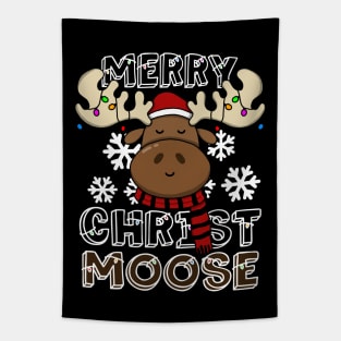 Merry Christmoose Tapestry